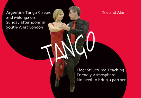 image Alan and Ros, Angentine Tango Sundays in South-West London, Clear structured teaching, Friendly atmosphere, No partner needed